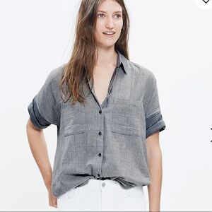 Madewell Courier Shirt in Lilydale Stripe